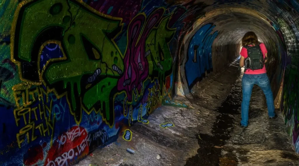 Faze rug tunnel - Mysterious Tunnel of san diego